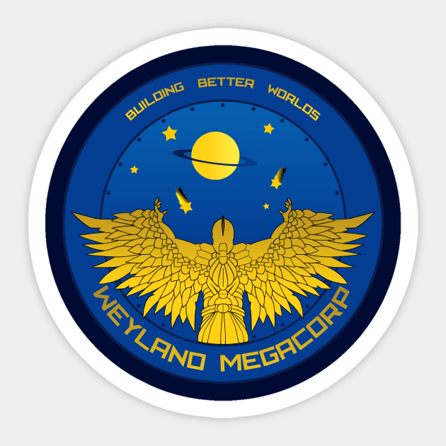 Prometheus patch mission colors Sticker by udezigns